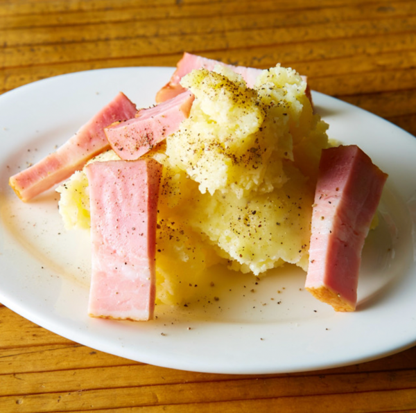 クリームチーズとベーコンのポテトサラダ